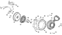 Flywheel and Blower Housing Diagram and Parts List for 31AS63EE701 2012 Yard Man Snow Blower